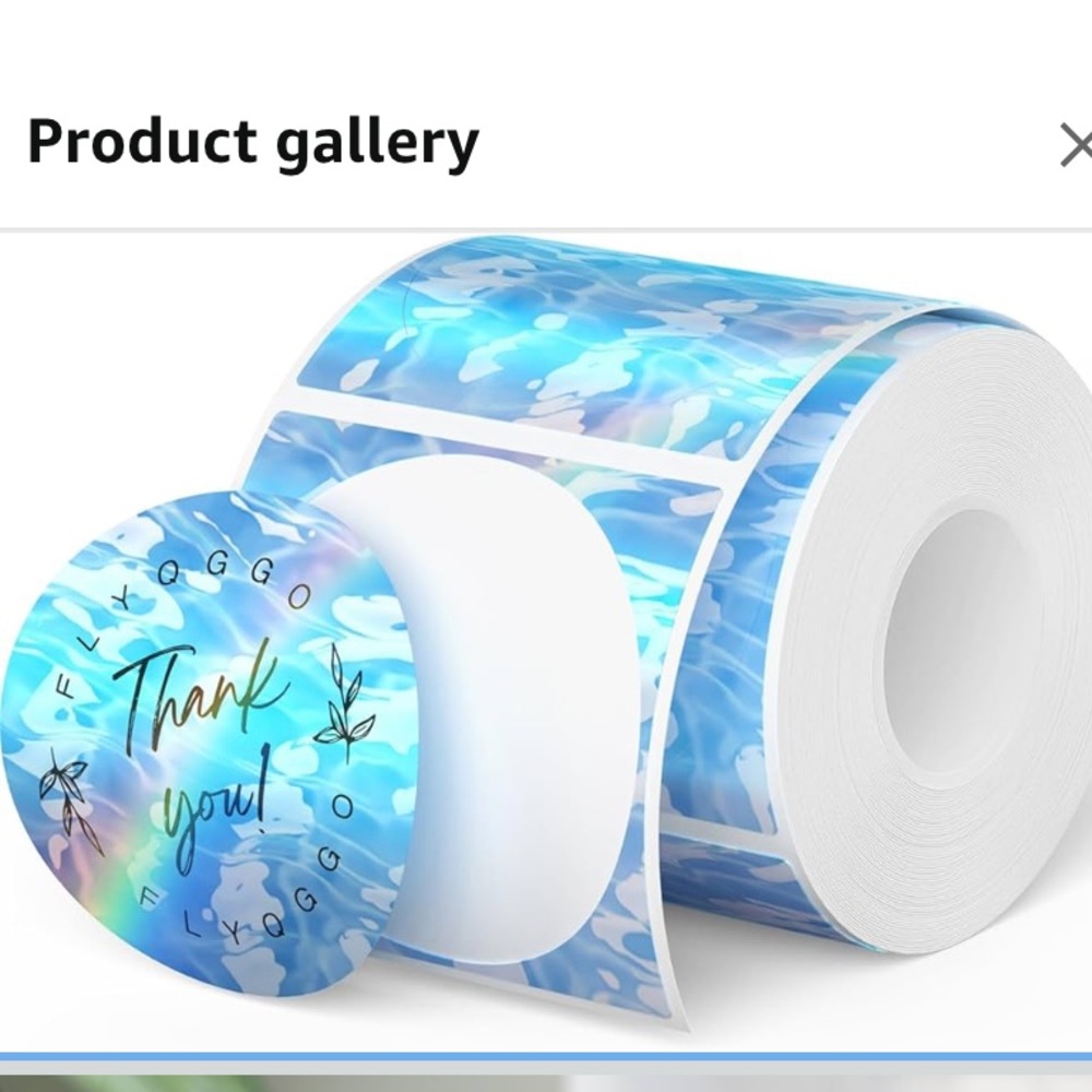 Custom Hand Crafted Thank You Stickers, 100 ct - Picture 9 of 15